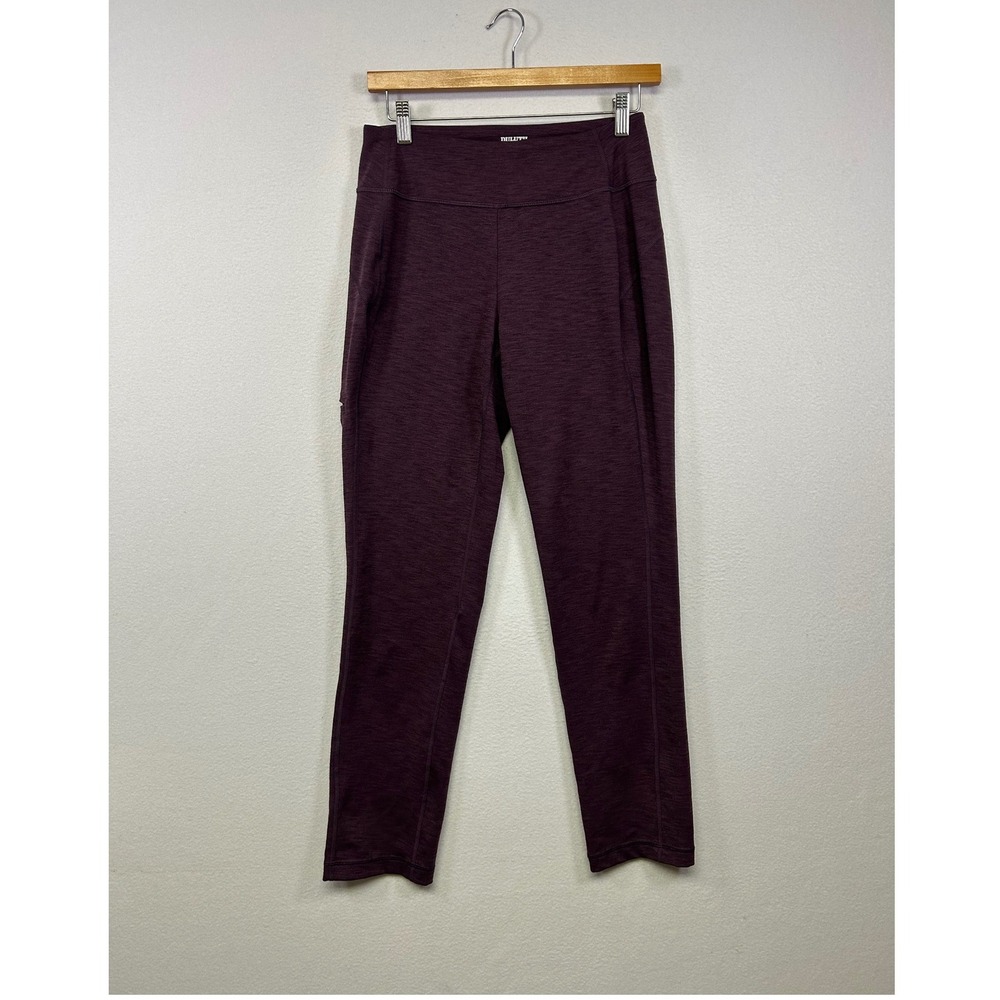 Gorpcore Duluth Trading Co Womens XS x 29 Purple Heathered Performance Leggings